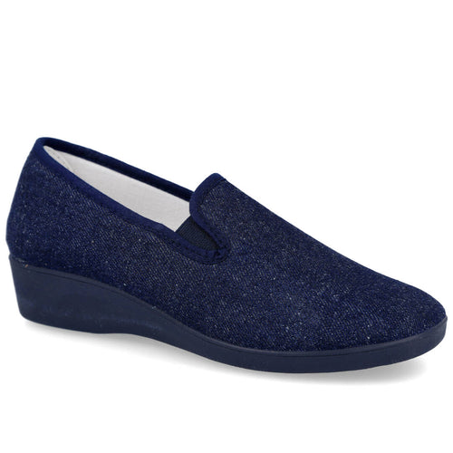 L&R SHOES 500 TEJANO Zapatillas Cerradas Azules para Mujer