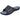 Chancla de piscina y playa Rider en negro para hombre con detalles azules - © Calzados Modesto®