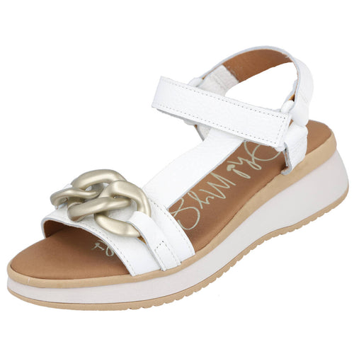 Oh! My Sandals MD5663 Sandalias Planas Blanco Mujer