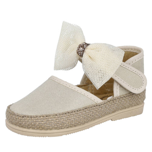 Vul-Ladi MD9500 Zapatillas de Lona Champagne para Niña