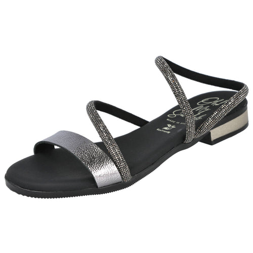 Oh! My Sandals 5861 Sandalias Planas Negras para Mujer