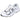 Zapatilla deportiva New Balance G4085LI blanca mujer, vista frontal inclinada - © Calzados Modesto®