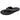 Chanclas Xti MD46406 negras hombre, vista frontal con pala textil, detalle logo - © Calzados Modesto®