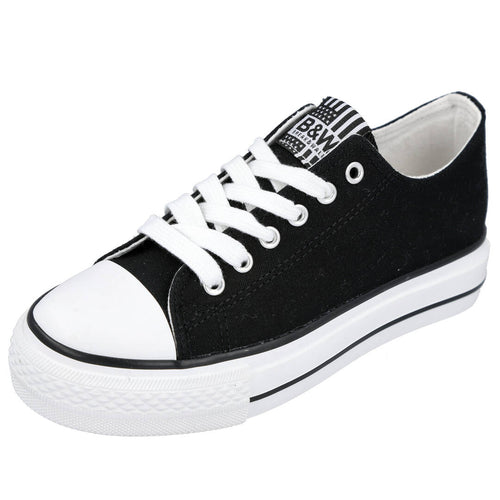 Conguitos MDNV552715 Zapatillas de Lona Negro para Niña