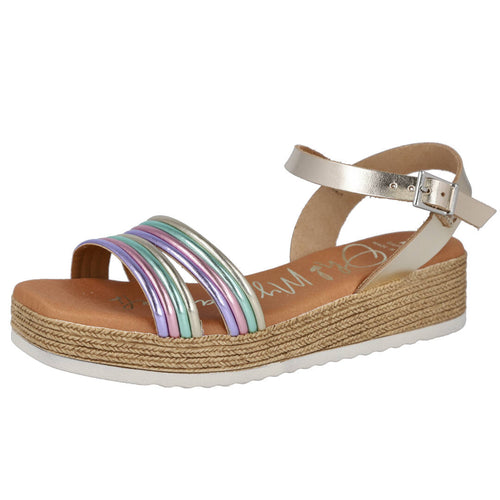 Oh! My Sandals ALL5435 Sandalias Planas Multicolor para Mujer
