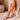 Sandalias Pink Desert R-82 Beige mujer, vista lateral de tacón ancho y tira trasera ajustable - © Calzados Modesto®