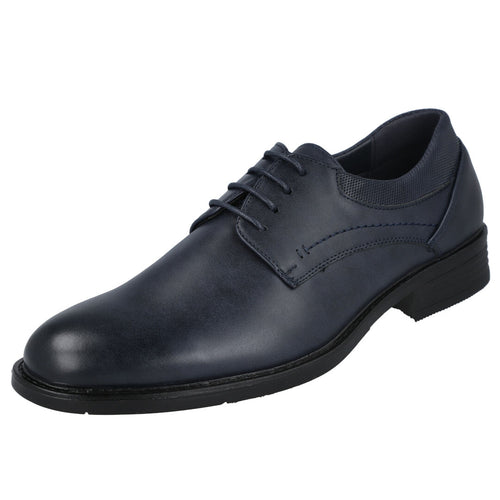 L&R SHOES A112-3 Zapatos de Vestir Azules para Hombre