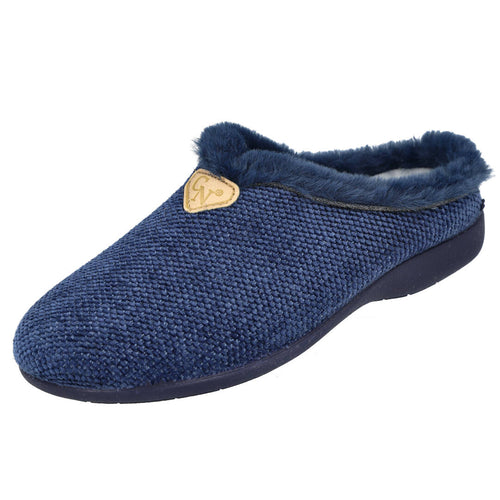 Bubble Bobble MD4804 Zapatillas de Casa Azules para Mujer