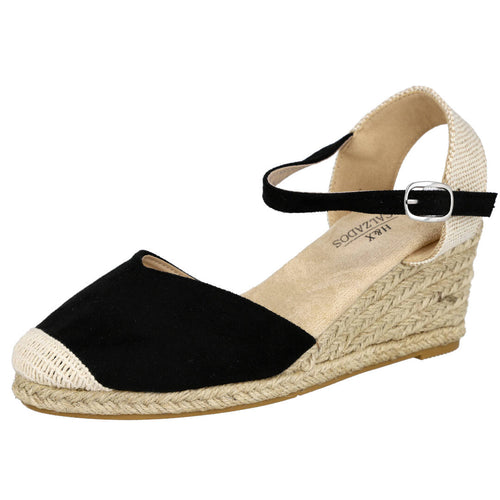 Bubble Bobble Sandalias cuña Negro para Mujer
