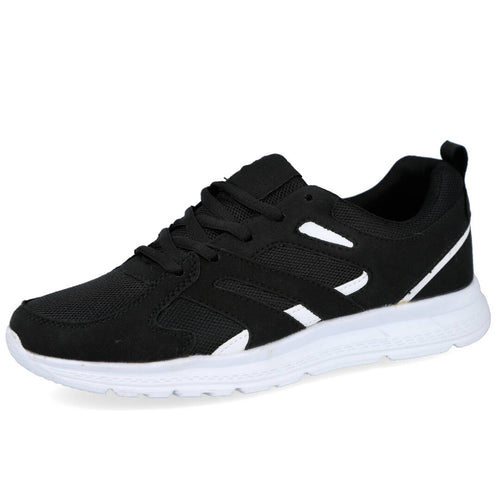 L&R SHOES 128-02 Zapatillas Deportivas Negras para Hombre