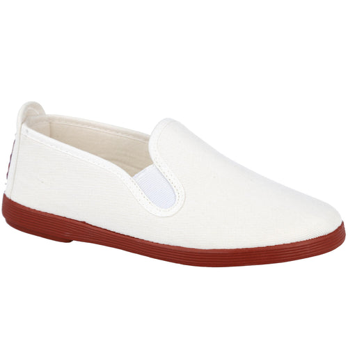 L&R SHOES 500 Zapatillas de Lona Blancas para Mujer