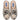 Vista superior zapatilla de casa beige para mujer Pink Desert con estampado - © Calzados Modesto®