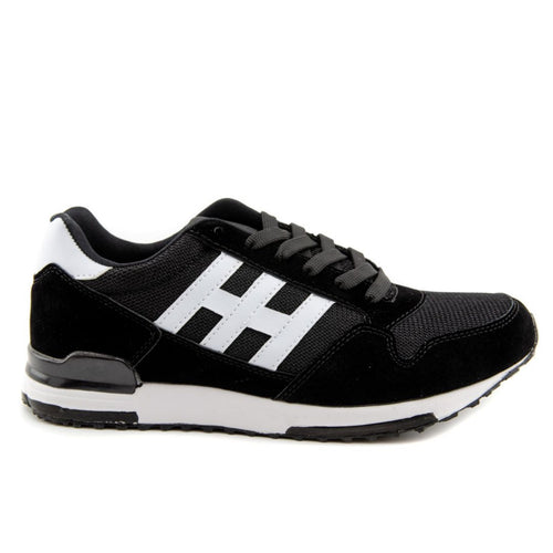 L&R SHOES 9001A Deportivas Negras para Hombre