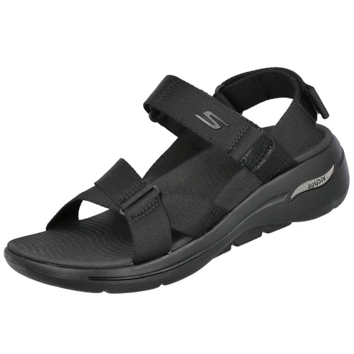 Skechers MD140808 Sandalias planas Negro Mujer