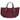 Bolso para mujer BUBBLE BOBBLE JYL68176 burdeos, vista frontal con acabado de punto texturizado. - © Calzados Modesto®