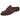Mocasín destalonado Pink Desert marrón mujer, vista frontal y lateral - © Calzados Modesto®