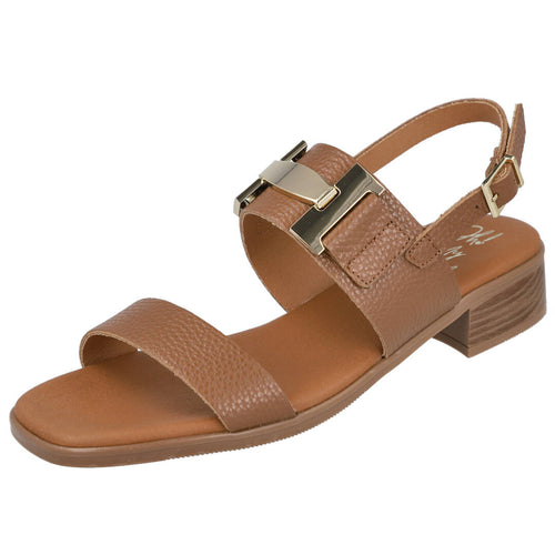 Oh! My Sandals 5892 Sandalias de Tacón Marrones para Mujer