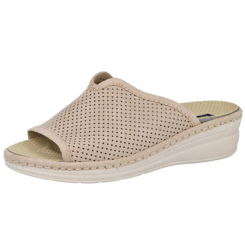 Pinturines 4028-A Beige Zapatilla Abierta Mujer