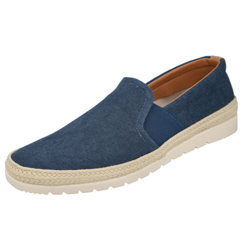 Calzamur LR20368 Zapatilla de lona Azul para Hombre