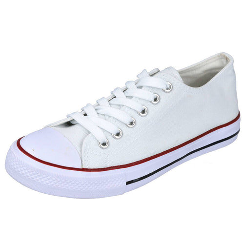 Bubble Bobble 888-1 Zapatillas de Lona Blancas para Mujer