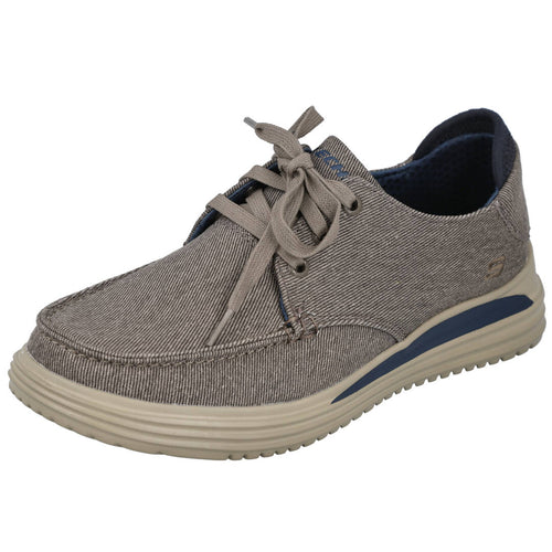 Skechers MD204471 Zapatillas de Lona Kaki para Hombre