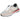 Zapatilla deportiva beige mujer Pink Desert L-2167 vista frontal y lateral con detalles metalizados - © Calzados Modesto®