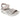 Sandalia plana Skechers MD163310 mujer taupe, detalle del material texturizado en la pala - © Calzados Modesto®