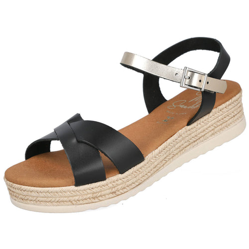 Oh! My Sandals 5693 Sandalias Negras para Mujer