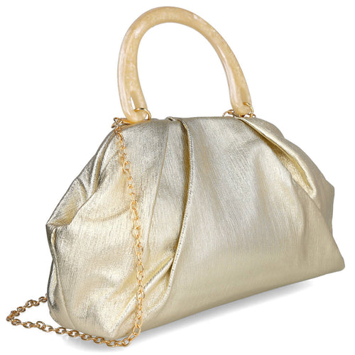 Pink Desert AST20767 Bolso dorado para mujer