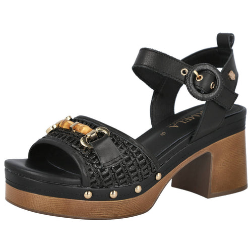 L&R Shoes MD162367 Sandalias Mujer Negro