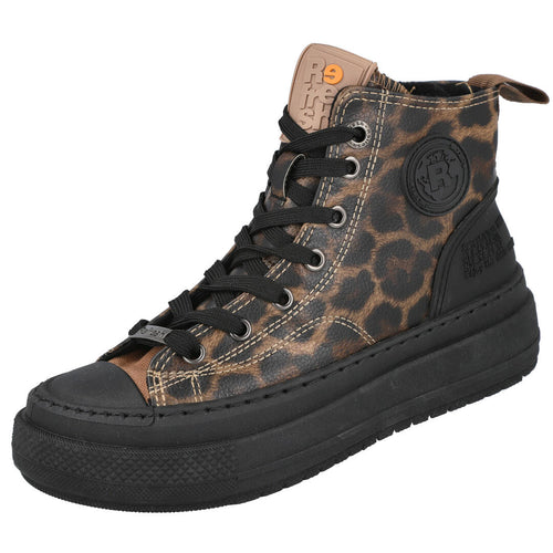Refresh MD173075 Zapatillas de Lona Leopardo para Mujer