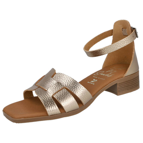 Oh! My Sandals 5881 Sandalias Doradas para Mujer