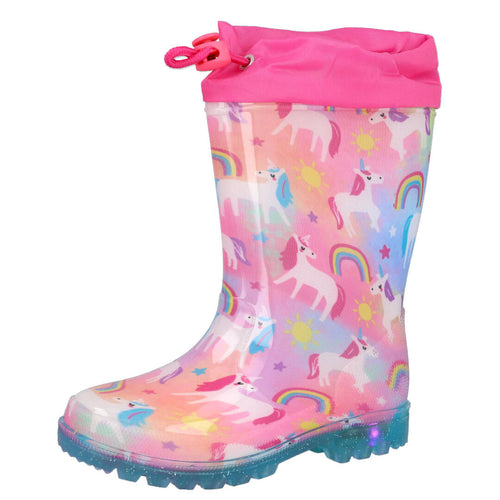 Bubble Bobble MDC1993-L Botas de Agua Rosas para Niña