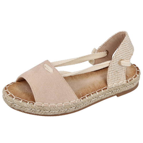 L&R Shoes N5596 Sandalias para Niña Beige