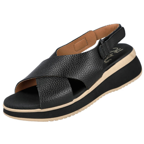 Oh! My Sandals 5943 Sandalia plana Negro para Mujer