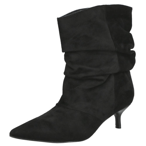 Pink Desert P138 Botín negro para Mujer
