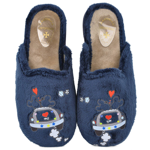 Bubble Bobble 3175312 Zapatillas de Casa Azules para Mujer