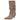 Bota slouchy beige Bubble Bobble de mujer vista lateral izquierda con tacón fino - © Calzados Modesto®