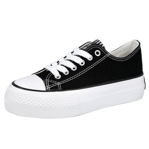 Conguitos MDBJSH527061 Zapatilla de lona Negra para Niña