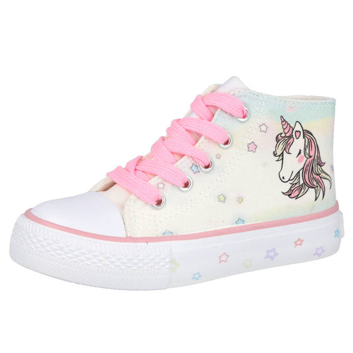 Bubble Bobble MDC912 Zapatillas de Lona Blanco para Niña