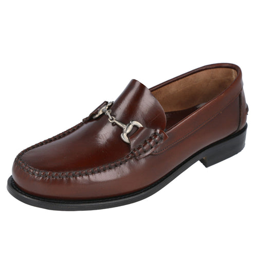 L&R SHOES MDE3242.3 Mocasines de Vestir Marrones para Hombre