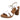 Par de sandalias Oh! My Sandals 5502 blancas mujer en vista frontal detalle - © Calzados Modesto®
