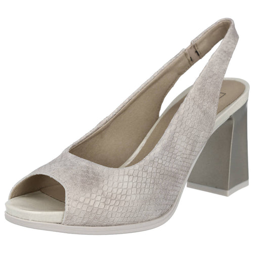 Pitillos MD5180 Taupe Sandalia tacón para Mujer