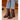 Vista lateral de botines Pink Desert en marrón con cremallera y plataforma - © Calzados Modesto®