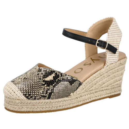 MySoft 25M150 Alpargatas Serpiente para Mujer