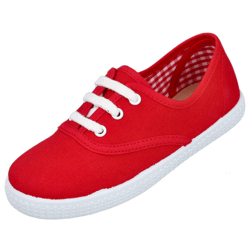 Batilas 57601 Zapatilla de Lona Rojo para Niña