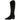 Vista lateral exterior de bota campera alta negra Bubble Bobble para mujer con tacón - © Calzados Modesto®