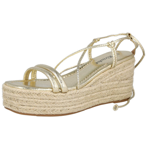 L&R Shoes MDJNS336 Sandalias Oro para Mujer