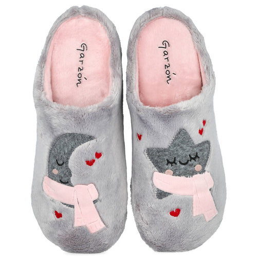 Garzon MD15365 Zapatillas de casa Gris Mujer