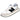 Zapatilla New Balance MS237SF de mujer y hombre en blanco y negro, con logo NB. - © Calzados Modesto®